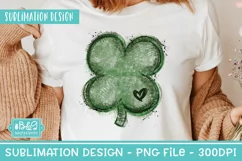 Shamrock PNG - St Patrick's Day Sublimation PNG Design Product Image 1