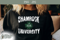 Shamrock University Est 1631| Distressed Irish Shamrock Product Image 4