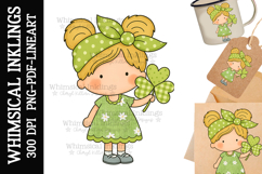 Shamrock Sally Sublimation Clipart Product Image 1