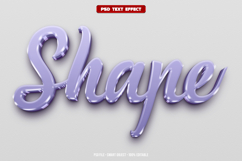 Shape 3D editable text effect Product Image 1