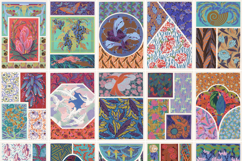 1920s Bright and Colorful Ornamental Designs Vintage Images Product Image 2