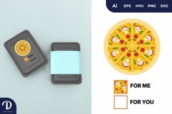Just For Me, Jam Filled Bread Lunch Box Sticker Product Image 1