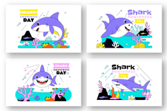 10 Shark Awareness Day Illustration Product Image 2