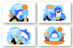 10 Shark Awareness Day Illustration Product Image 2