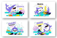 10 Shark Awareness Day Illustration Product Image 3