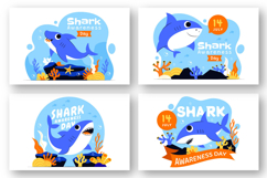 10 Shark Awareness Day Illustration Product Image 3