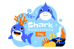 10 Shark Awareness Day Illustration Product Image 4