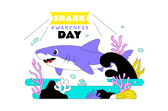 10 Shark Awareness Day Illustration Product Image 4