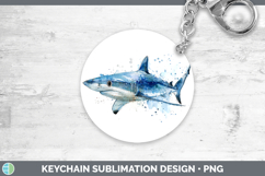 GorgeousShark Sketch Keychain design.
