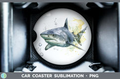 GorgeousShark Sketch Car Coaster design.