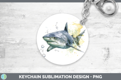 GorgeousShark Sketch Keychain design.