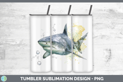 GorgeousShark Sketch Tumbler design.