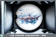 GorgeousShark Sketch Car Coaster design.