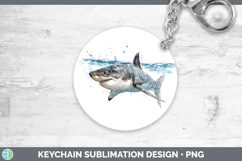 GorgeousShark Sketch Keychain design.