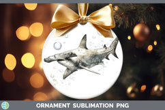 GorgeousShark Sketch Ornament design.
