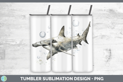 GorgeousShark Sketch Tumbler design.
