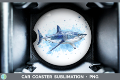 GorgeousShark Sketch Car Coaster design.