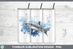 GorgeousShark Sketch Tumbler design.