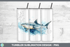 GorgeousShark Sketch Tumbler design.