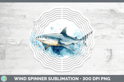 GorgeousShark Sketch Wind Spinner design.