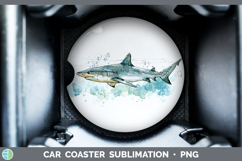 GorgeousShark Sketch Car Coaster design.