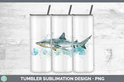 GorgeousShark Sketch Tumbler design.