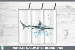 GorgeousShark Sketch Tumbler design.