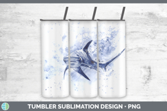 GorgeousShark Sketch Tumbler design.