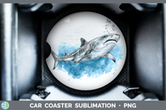 GorgeousShark Sketch Car Coaster design.