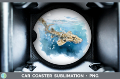 GorgeousShark Sketch Car Coaster design.