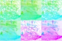 Sharp Color Watercolor Digital Papers Glitter Background Product Image 4