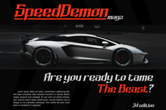 Sharpinoz - Bold and Sharp Display Font Product Image 4