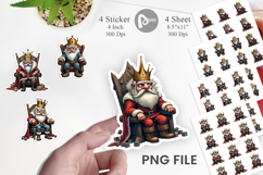 Shattered Nutcracker King Sticker Product Image 1