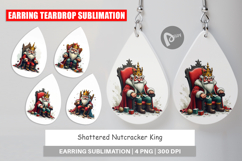 Earring Shattered Nutcracker King Product Image 1