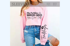 She breaks barriers carves her own path Sleeve SVG Design Product Image 1
