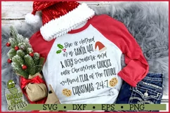She is Clothed Without Fear of the Future Christmas SVG Product Image 1