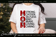 She Is Mom SVG for Cricut Mothers Day T-shirt Mug Design Product Image 1
