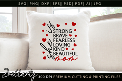 She Is Mom SVG for Cricut Mothers Day T-shirt Mug Design Product Image 9