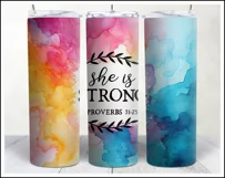 Christian Tumbler Wrap Sublimation Designs Product Image 14