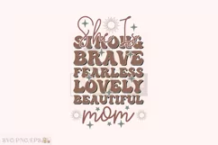 Mom Mama Mother’s Day SVG T-shirt Design, Mother’s Day SVG Product Image 1