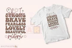 Mom Mama Mother’s Day SVG T-shirt Design, Mother’s Day SVG Product Image 2