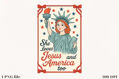 Statue of Liberty Sublimation Design | PNG File Product Image 1