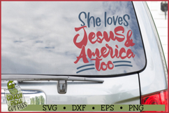 She Loves Jesus SVG File Product Image 2