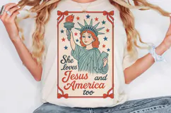Statue of Liberty Sublimation Design | PNG File Product Image 3