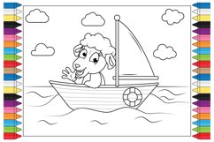 coloring animal cartoon for kids Product Image 1