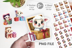 Sheep Sticker Gift Product Image 1