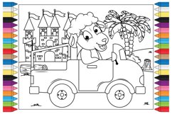 coloring animal cartoon for kids Product Image 1