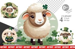 Sheep St. Patrick Clipart Product Image 1
