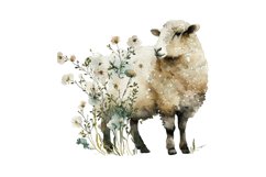 watercolor painting,digital download,digital planner,clipart bundle,commercial use,wall art,printable art,lamb clipart,floral lamb clipart,spring lamb,lamb with flowers,flower crown,baby lamb clipart,baby animals,farm animals png,nursery wall art,cute ani