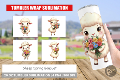 Tumbler Sheep Spring Bouquet Product Image 1